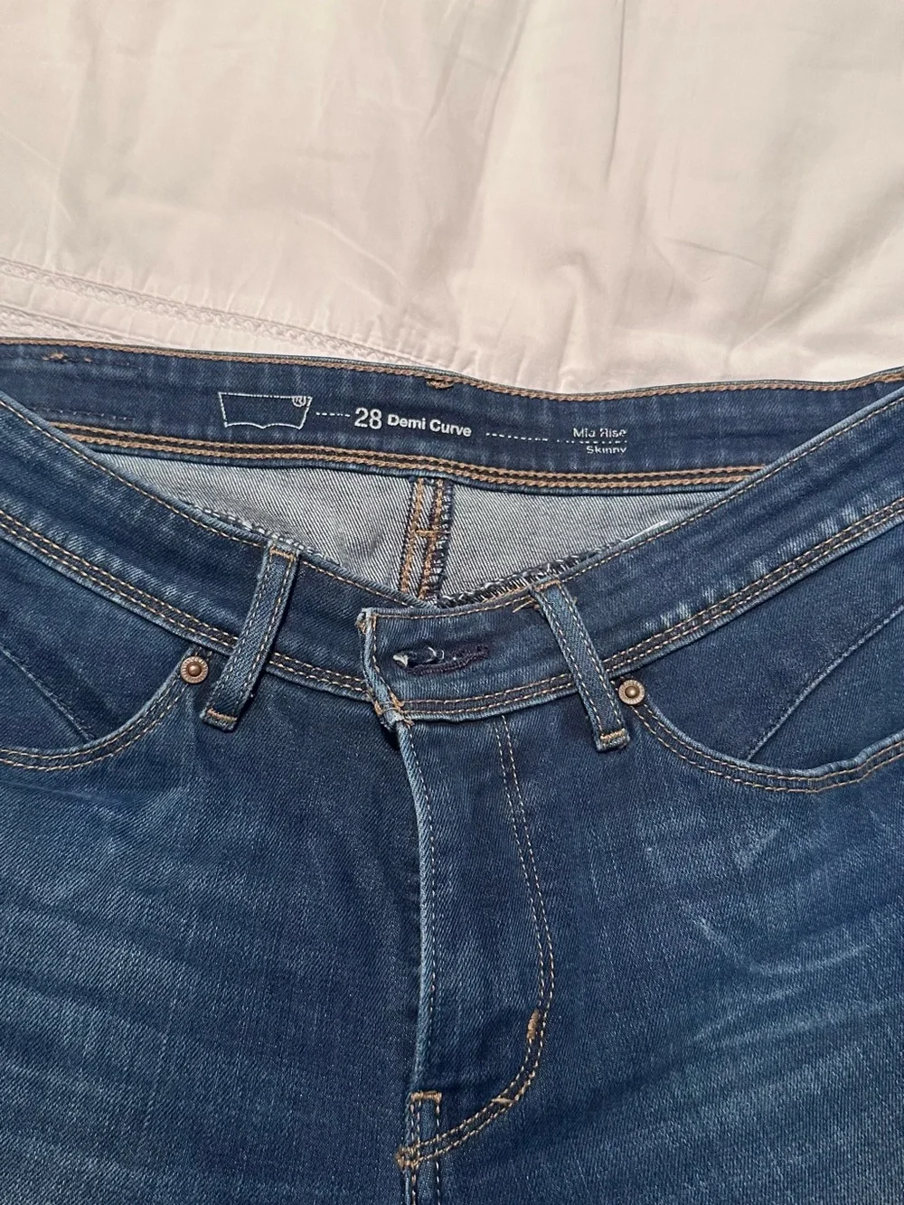 Levi's Women's Dark Blue Skinny Jeans